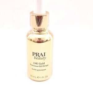 Prai Beauty 24K Gold Precious Facial Oil Drops 1.0 fl oz. Hydrate NEW SEALED